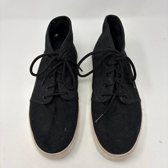 Timberland men\'s Groveton Chukka boots canvas 8.5 black lace up sneakers main image 5